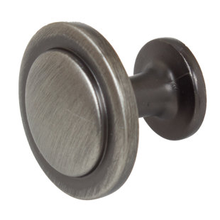 ANTIQUE PEWTER KITCHEN BEDROOM CABINET TRADITIONAL CAGE KNOB HANDLE 69mm