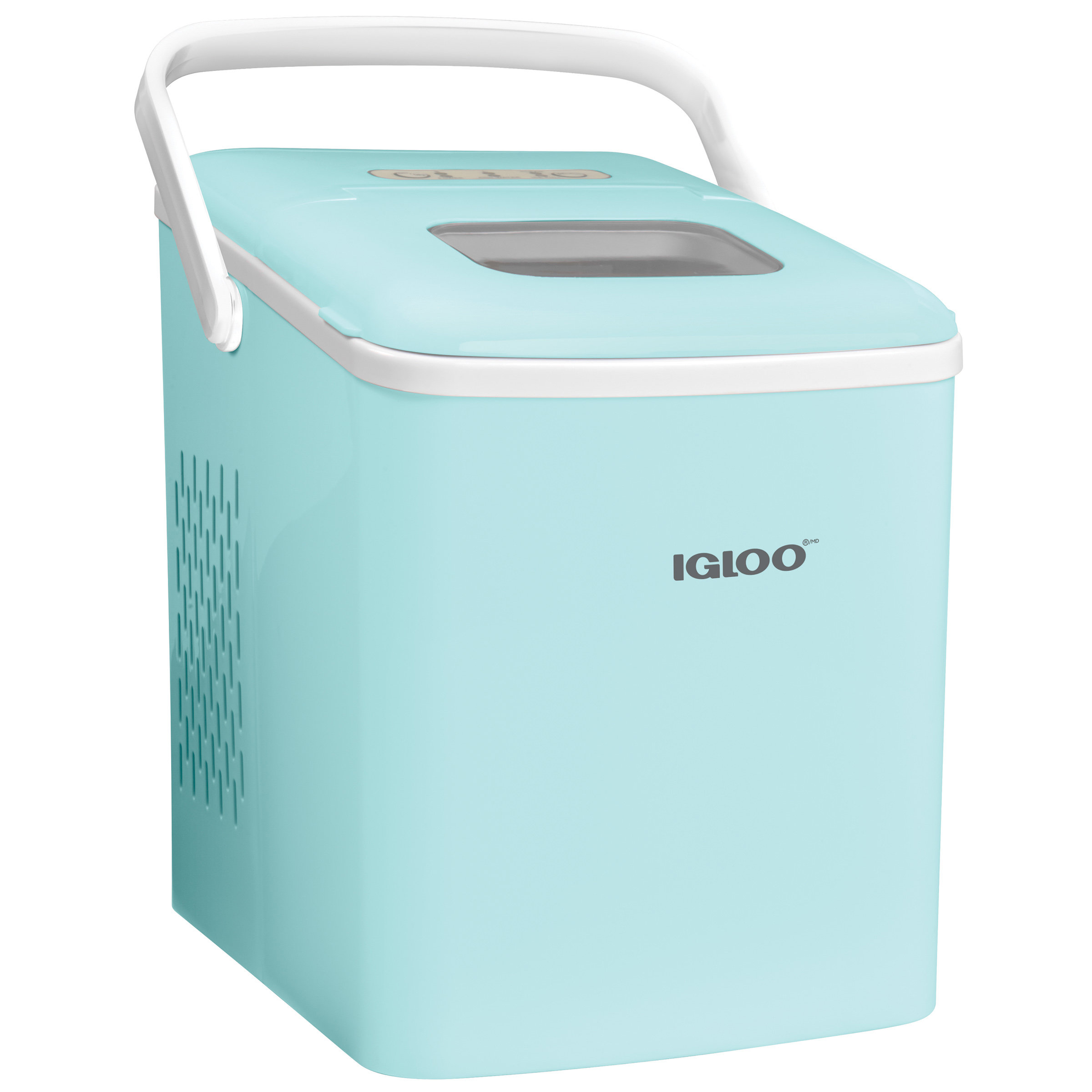 Igloo 26 Pound Automatic Self Cleaning Portable Countertop Ice Maker Machine With Handle White Reviews Wayfair Portable Countertop Ice Maker Machine