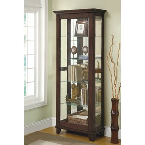 Monticello Lighted Curio Cabinet