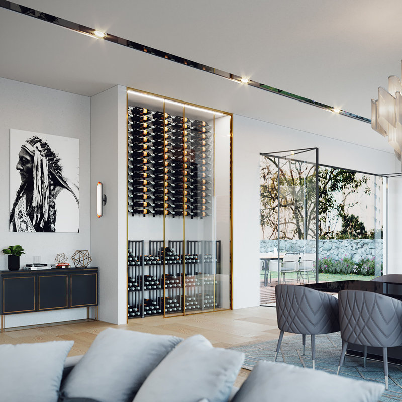Download VintageView Case & Crate 48 Bottle Floor Wine Bottle Rack ... Yellowimages Mockups