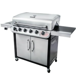 Performance 6-Burner Propane Gas Grill with Cabinet
