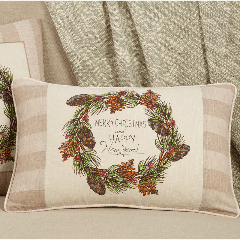 The Holiday Aisle Loudon Happy New Year Design Pillow Cover Only