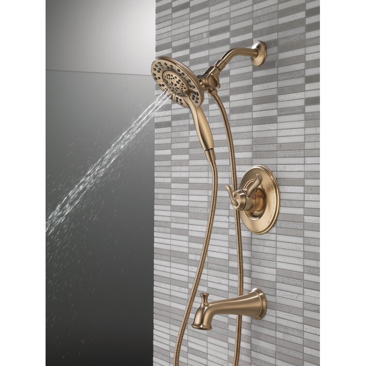 HOMELODY Shower System Bronze Shower Faucet System with Valve Wall Mounted wi... 