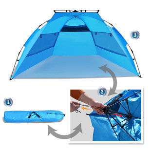 Beach Canopy Tent Wayfair Easy Pop Up Instant Canopy Sun Beach 4 Person Tent