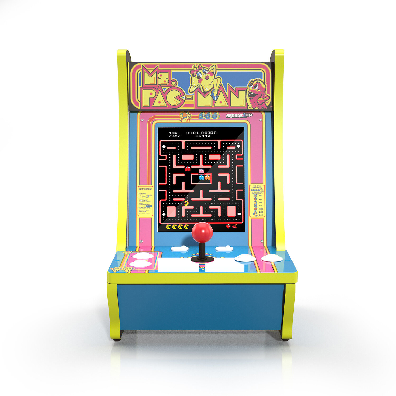 Arcade 1up Ms Pacman Countertop Arcade Game Reviews Wayfair