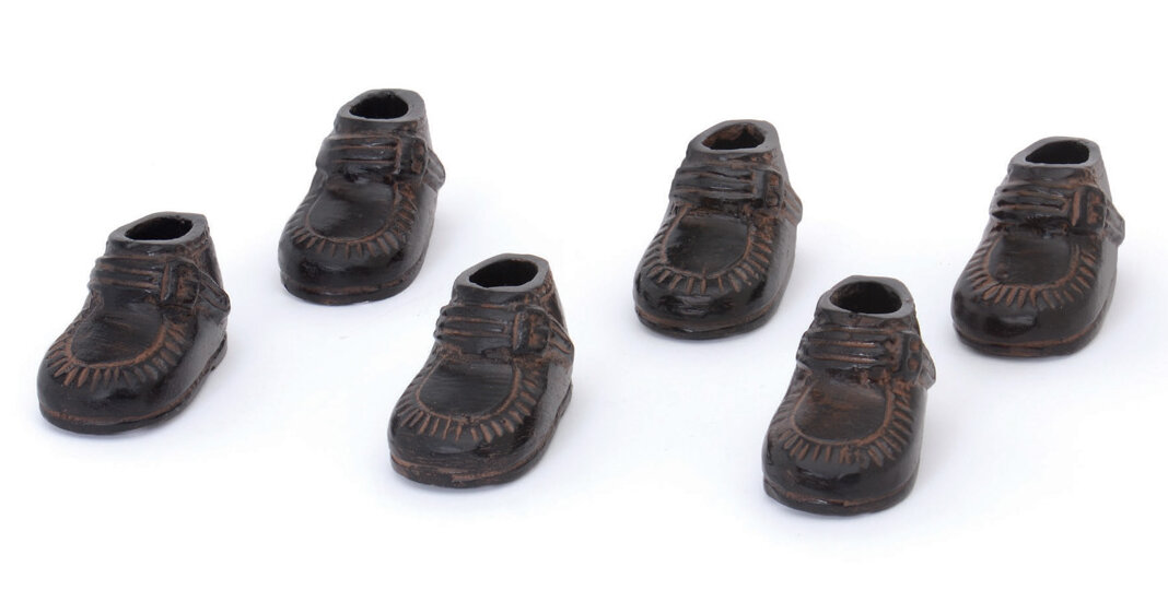 bronze kids shoes
