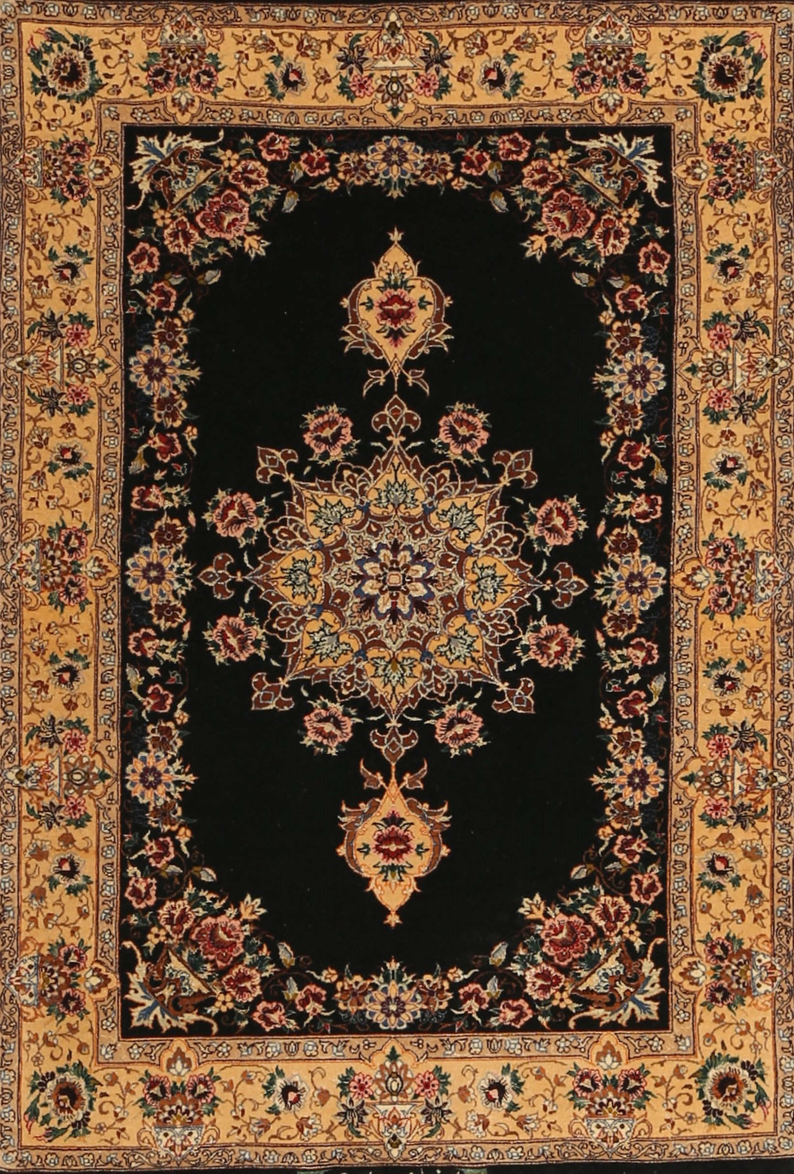 Bloomsbury Market Ankur Traditional Black Beige Area Rug Wayfair