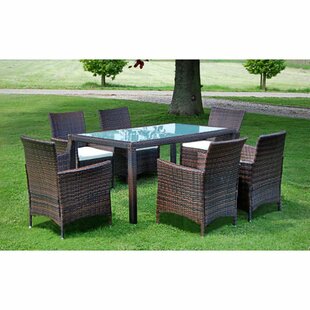 Cole 6 Seater Dining Set With Cushions By Sol 72 Outdoor