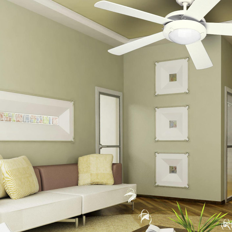 Latitude Run 52 Creslow 5 Blade Standard Ceiling Fan With Light