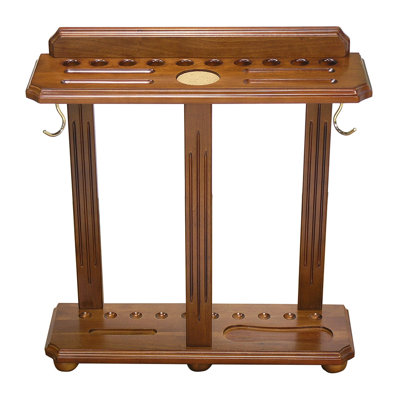 Floor Pool Cue Rack The Level Best Finish Classic Oak