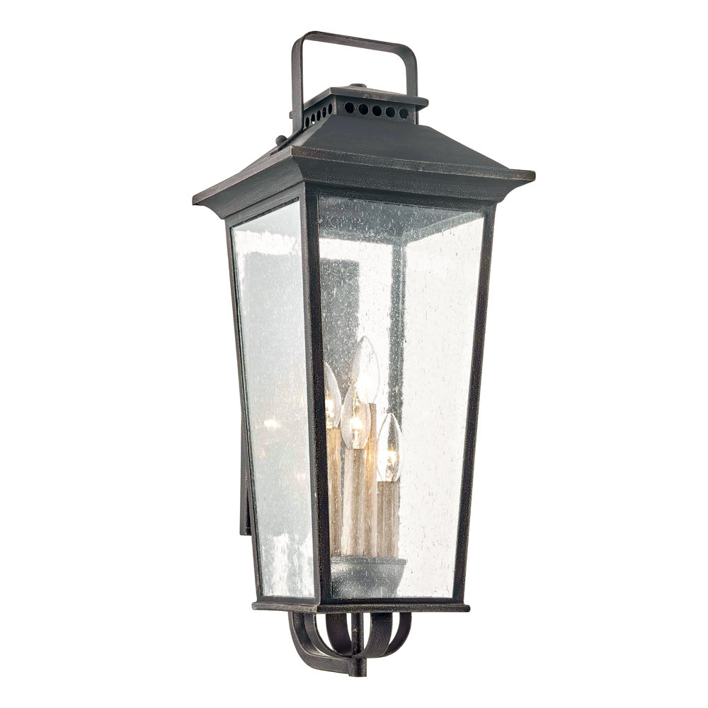 Gracie Oaks Laclede 4 Light Outdoor Wall Lantern Wayfair