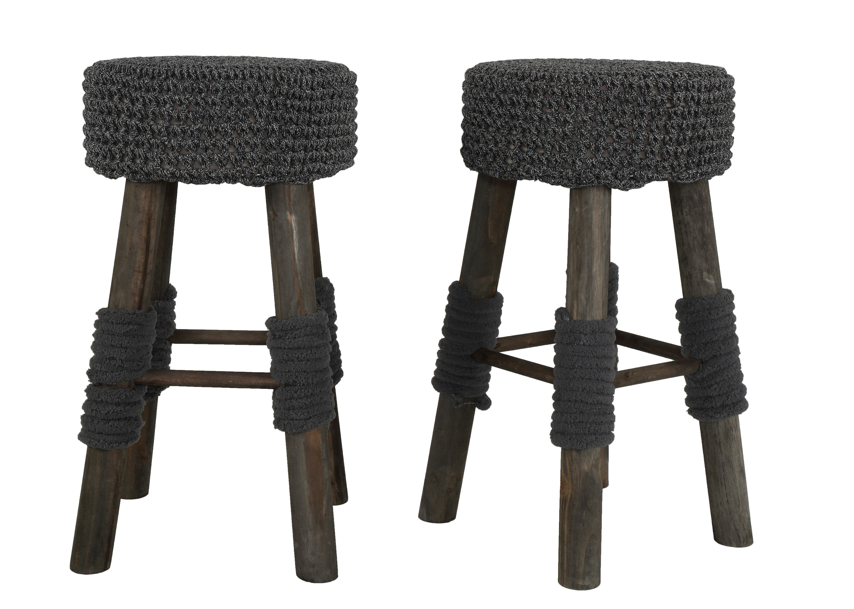 round backless bar stools