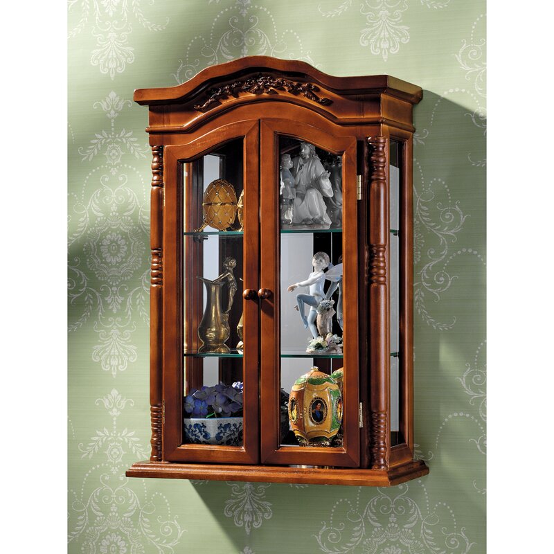 Design Toscano Beacon Hill Wall Mounted Curio Cabinet Reviews