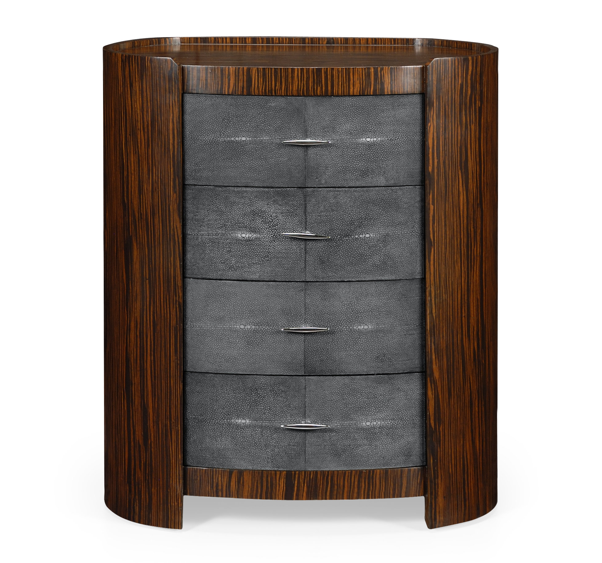 Jonathan Charles Fine Furniture Oval 4 Drawer Bachelor S Chest