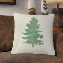 pine tree throw pillows