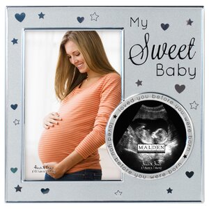 2 Opening Sweet Baby Sonogram Picture Frame
