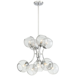 Go to store & view more images Myrine 9-Light Shaded Chandelier by Brayden Studio