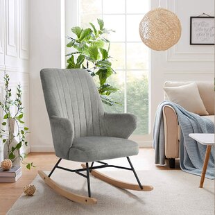 green nursery rocking chair