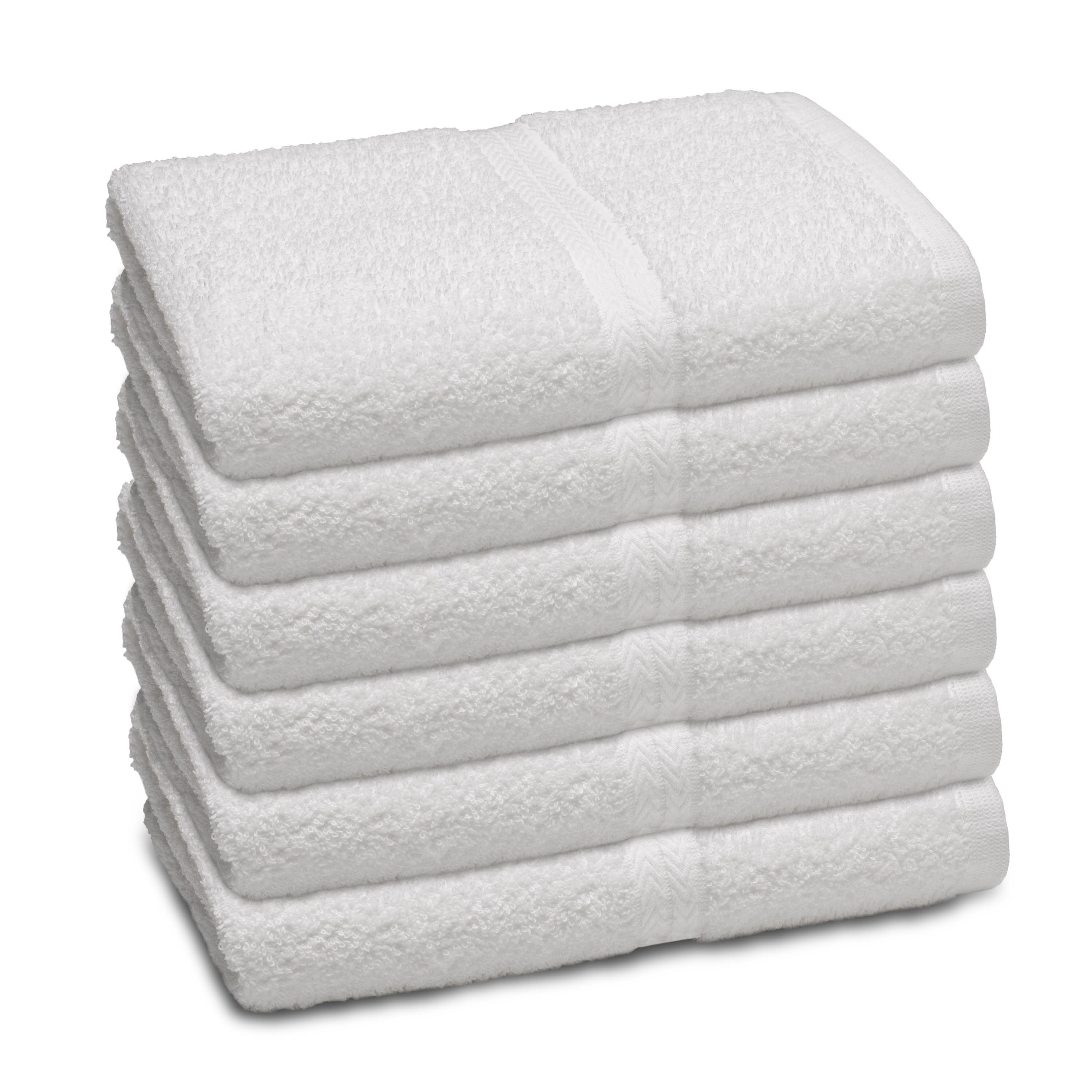 Basic 6 Piece 100% Cotton Towel Set