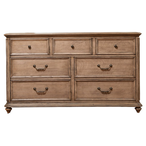 Melbourne 7 Drawer Dresser With Mirror Melbourne 7 Drawer Dresser With Mirror