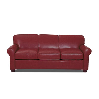 Wayfair Custom Upholstery Jennifer Leather Sofa Reviews Jennifer Leather Sofa