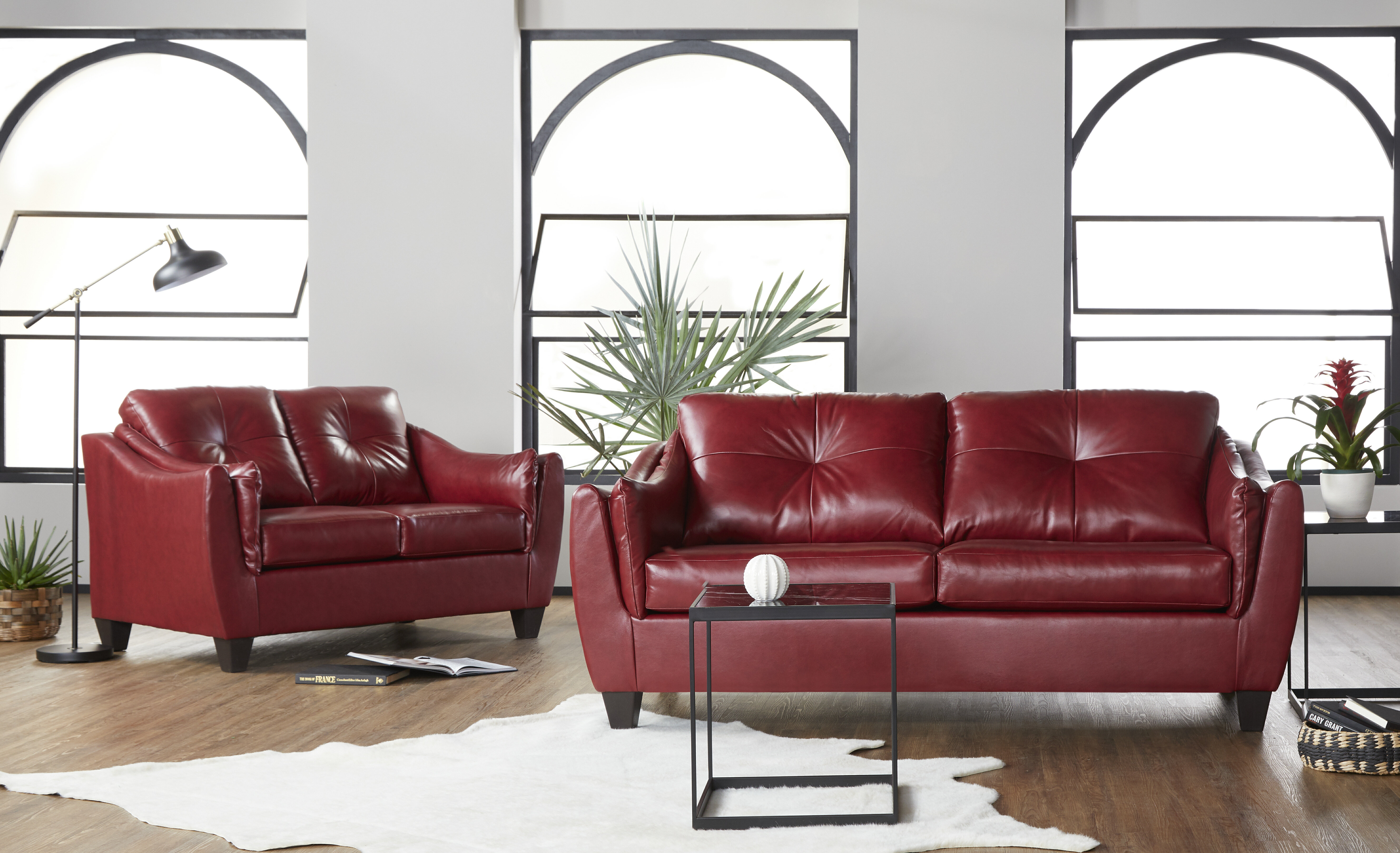 Ebern Designs Leather Configurable Living Room Set Reviews Wayfair