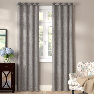 Giles Abstract Max Blackout Thermal Grommet Single Curtain Panel
