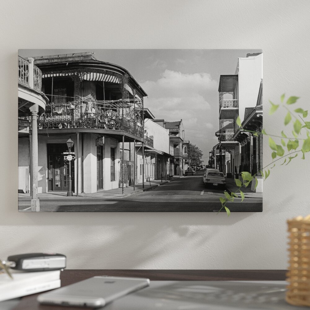 East Urban Home 1960S Street Scene French Quarter New Orleans Louisiana ...