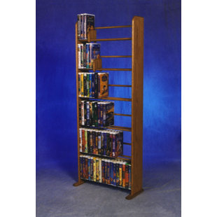 Vhs Tapes Storage Wayfair Delux Vhs Dowel Multimedia Storage Rack