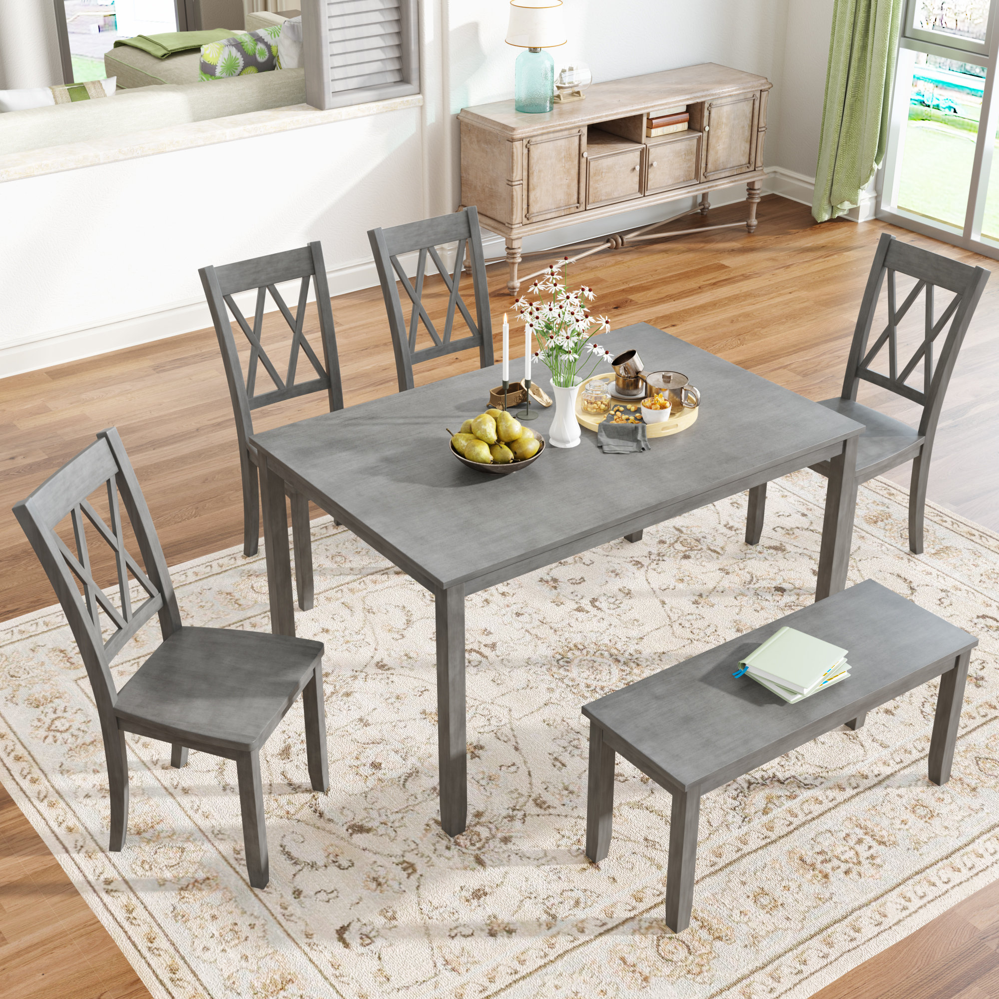 Red Barrel Studio?? Bambino 6 - Person Dining Set | Wayfair