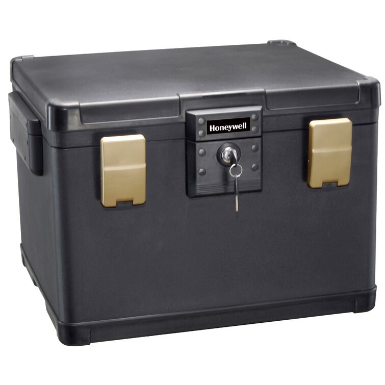 Fire Resistant Chest Safe Money Document Key Lock Fireproof Safety Storage Box 