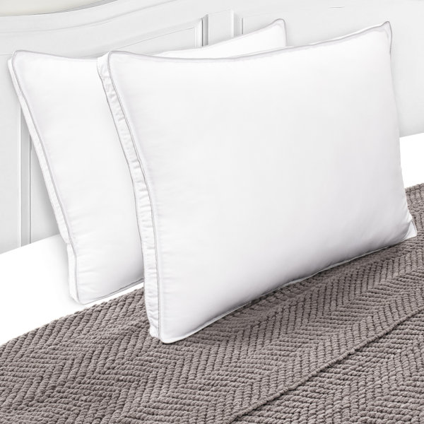 Alwyn Home Hypoallergenic Gusset Medium Polyester Bed Pillow