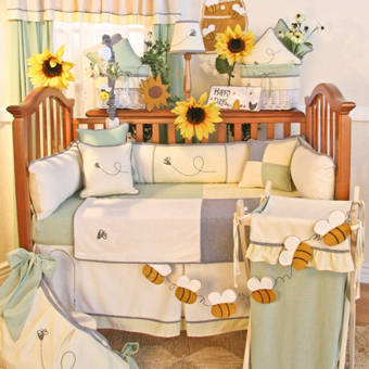 sunflower crib sheets