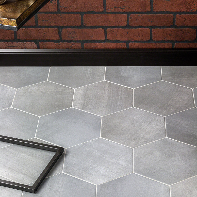 Ivy Hill Tile Langston 10 X 11 Porcelain Concrete Look Wall