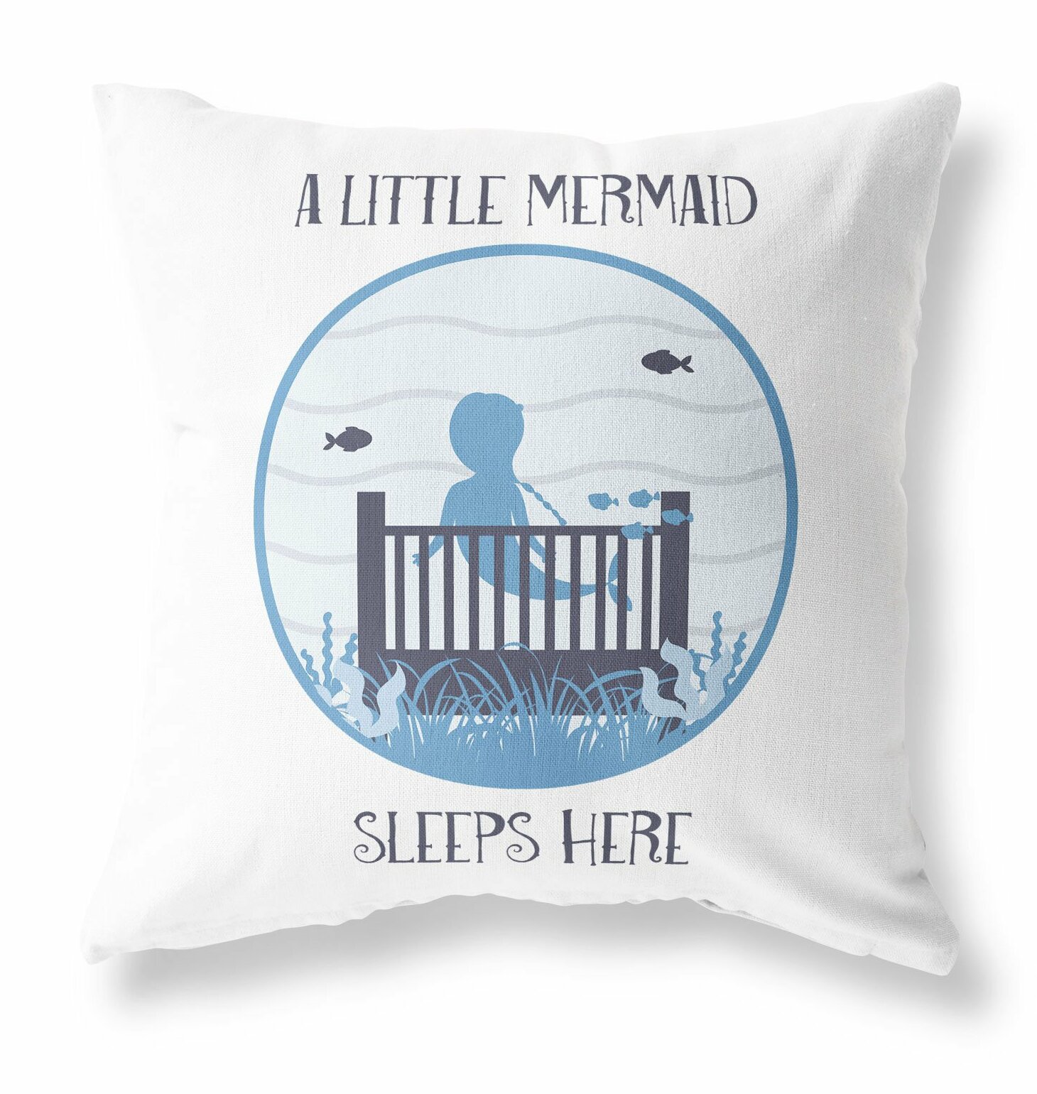 little mermaid crib