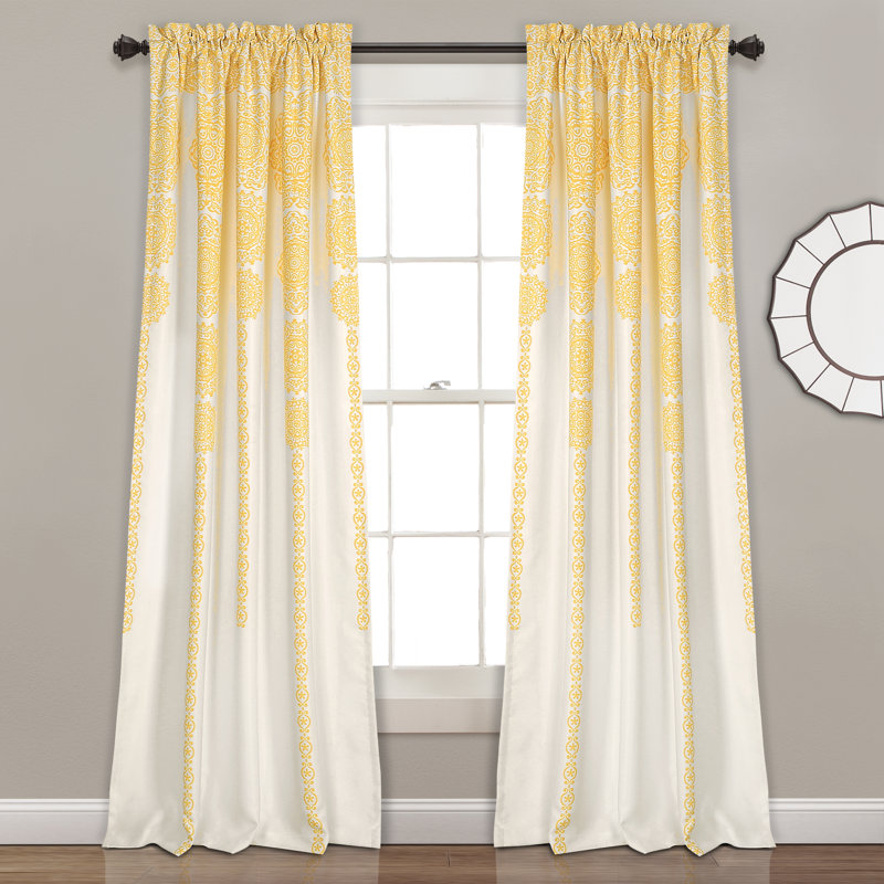 Laurel Foundry Modern Farmhouse Juba Medallion Room Darkening Rod