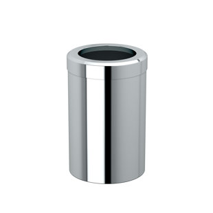 Go to store & view more images Gatco Latitude II Modern Round Stainless Steel Open Waste Basket