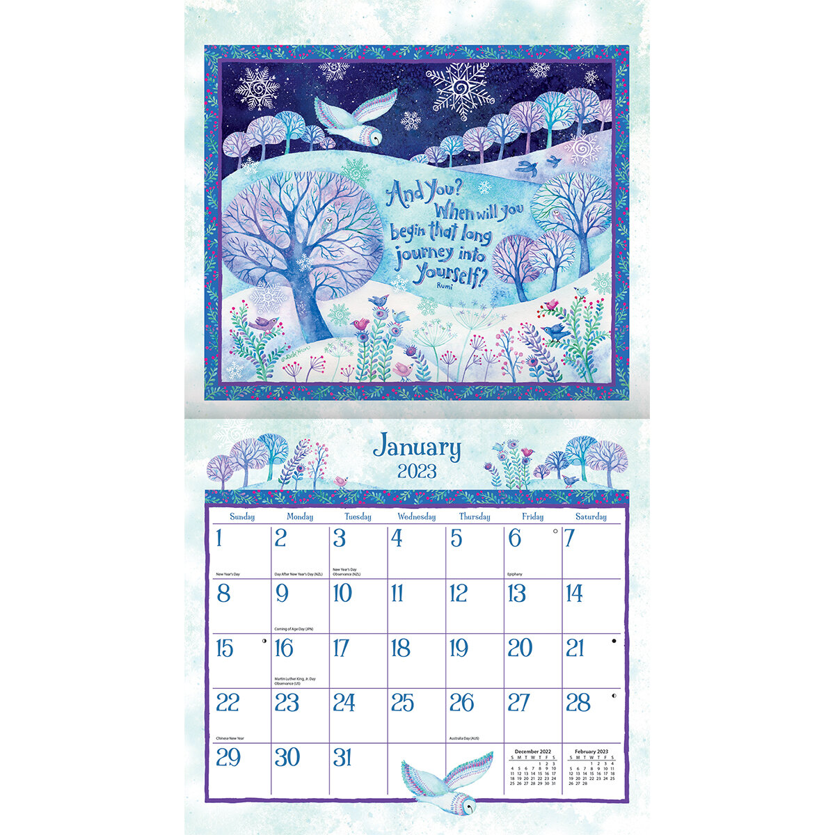 Lang Simple Inspirations 2023 Calendar Wall Décor Wayfair