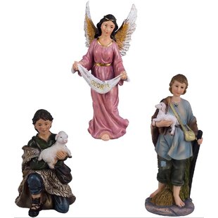 Features The Holy Family with The 3 Kings and a Gloria Angel 7.5-Inch Nativity Sets Exclusive 7-Piece