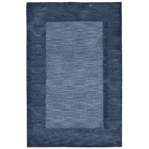Mercer Hand Tufted Wool Blue Area Rug