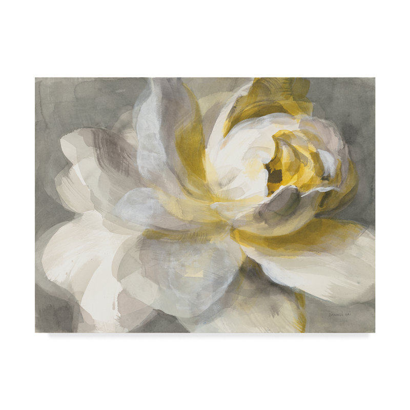 Winston Porter Abstract Rose Acrylic Painting Print On Wrapped