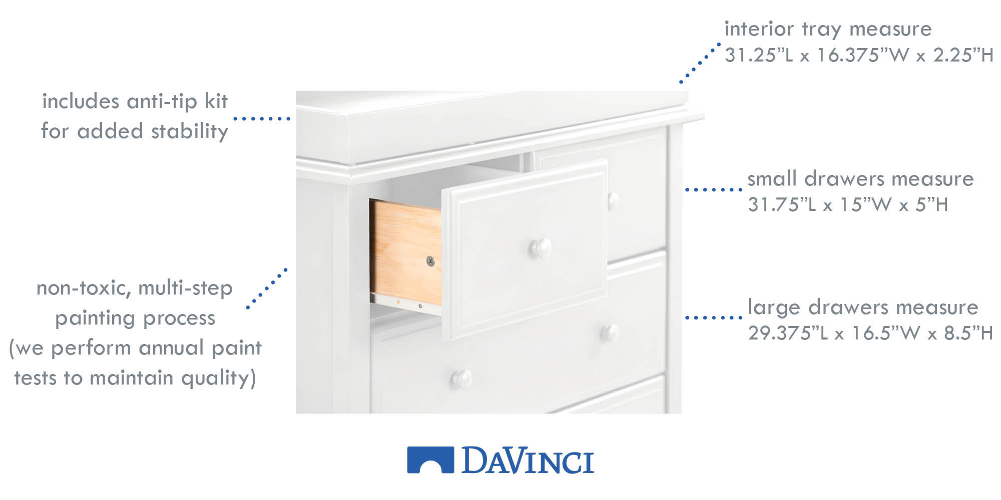 Davinci Autumn 4 Drawer Dresser Reviews Wayfair