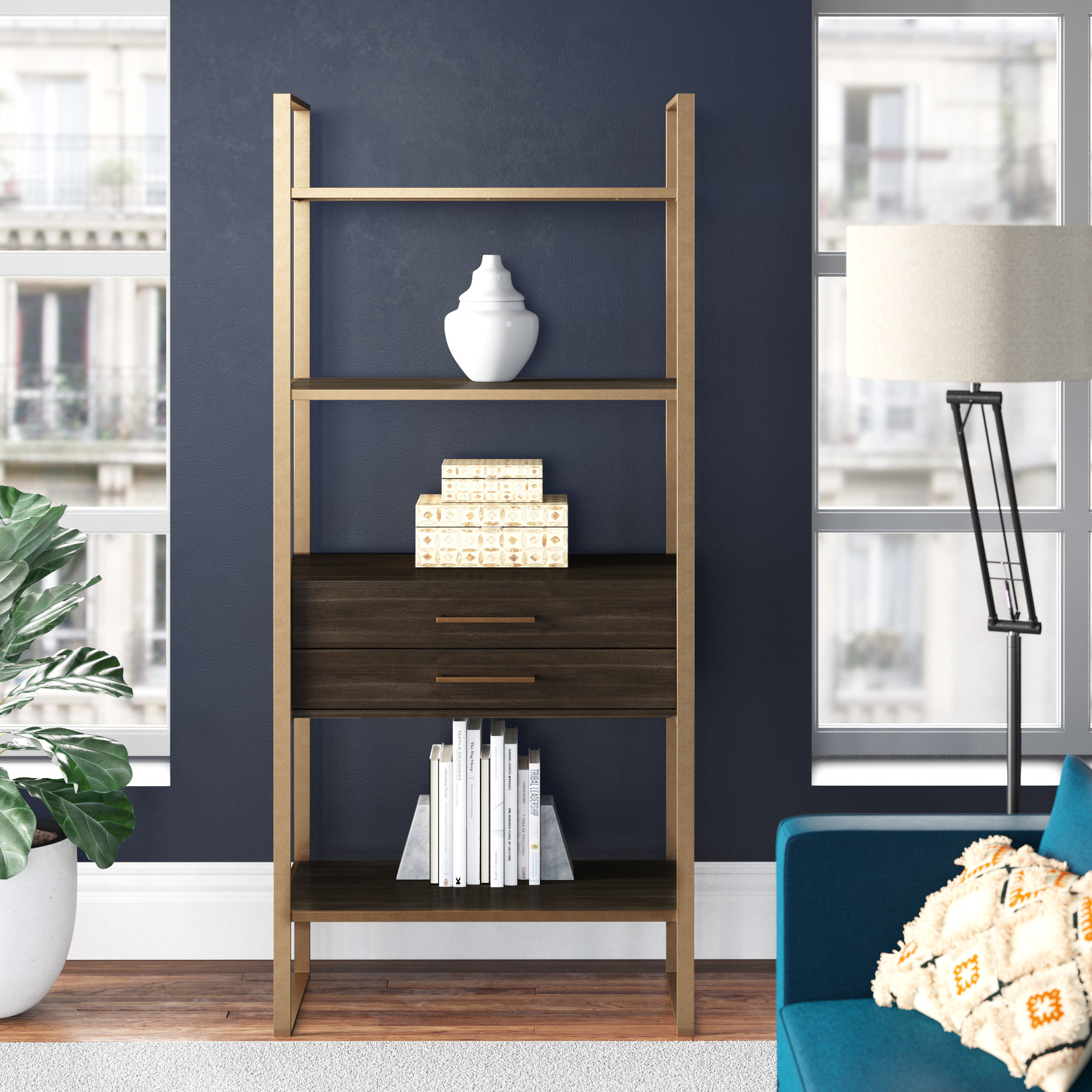Skylar 4 Tier 1 Drawer 72 Etagere Reviews Joss Main