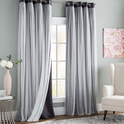 Gray and Silver Curtains & Drapes You'll Love in 2020 | Wayfair
