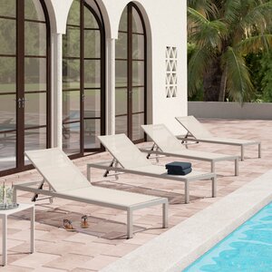 Durbin Mesh Chaise Lounge (Set of 4)