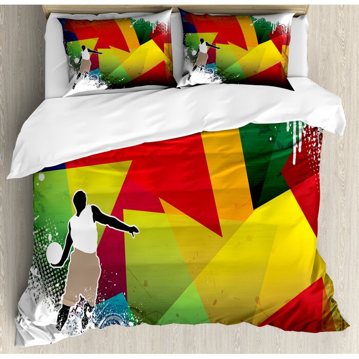 East Urban Home Basketball Duvet Cover Set Wayfair