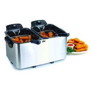 Platinum 3.79 Liter Stainless Steel Dual Deep Fryer