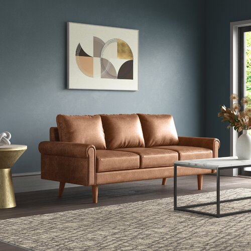 Mercury Row® Alissa 74.01'' Rolled Arm Sofa & Reviews | Wayfair