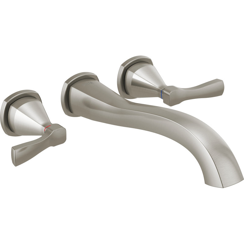 Delta Stryke Double Handle Wall Mounted Roman Tub Faucet Trim