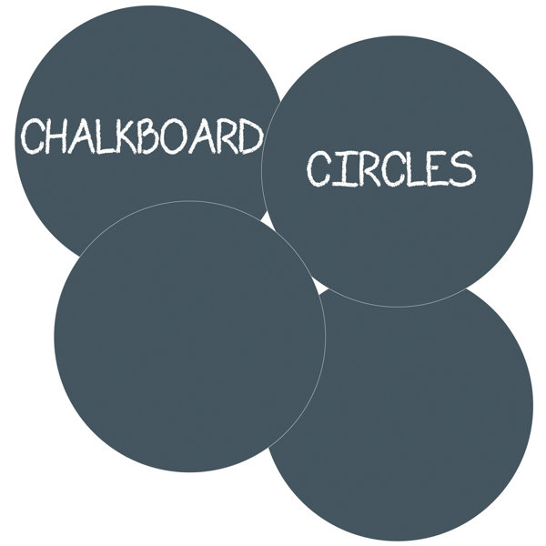 WallCandy Arts Circles Removable Chalkboard Wall Decal & Reviews Wayfair